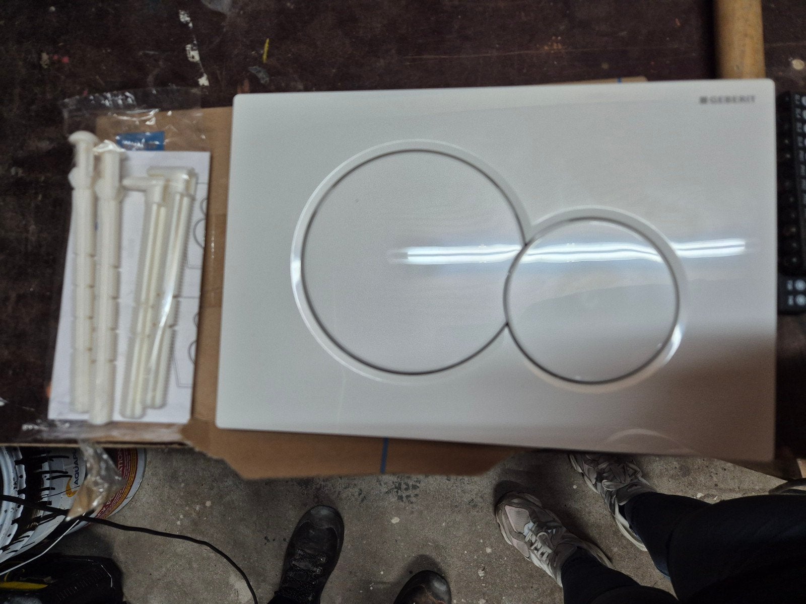 Geberit  wc bedieningspaneel, Doe-het-zelf en Verbouw, Ophalen of Verzenden, Nieuw, Toilet