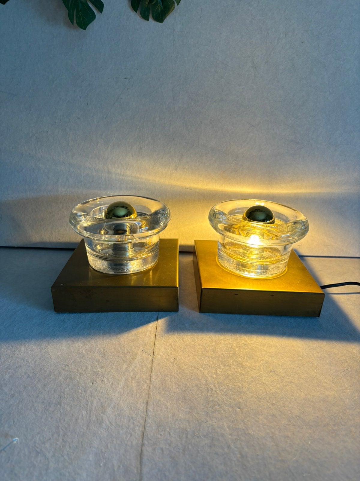 Vintage space age set wandlampen plafondlamp Cosack 1960/70, Huis en Inrichting, Lampen | Wandlampen, Ophalen of Verzenden, Gebruikt