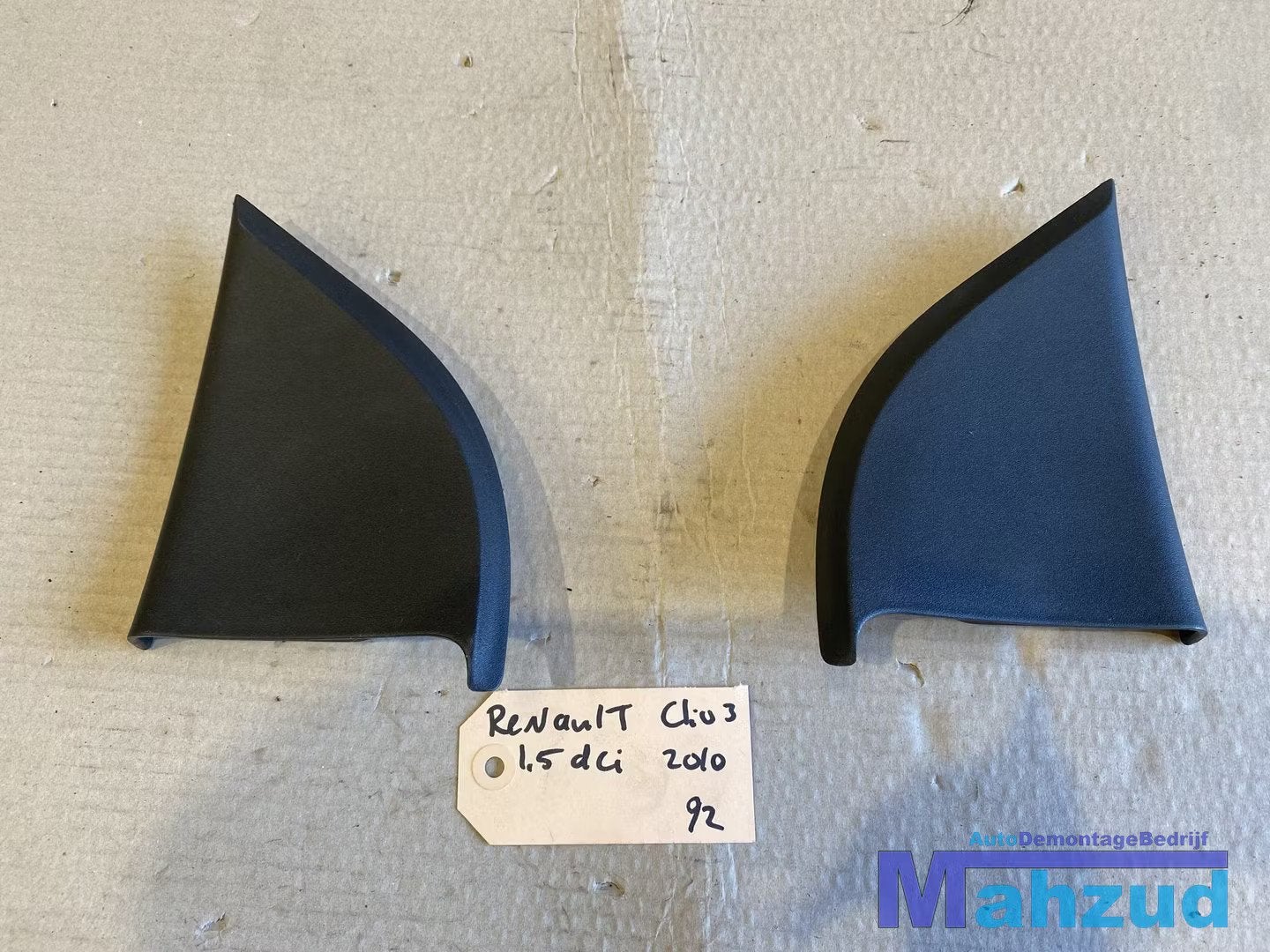 RENAULT CLIO 3 Binnen deur kap afdekkap spiegel links rechts, Info@fabrikant.eu, Fabrikantstraat 1
1000 AA  Amsterdam, NL, Ophalen of Verzenden