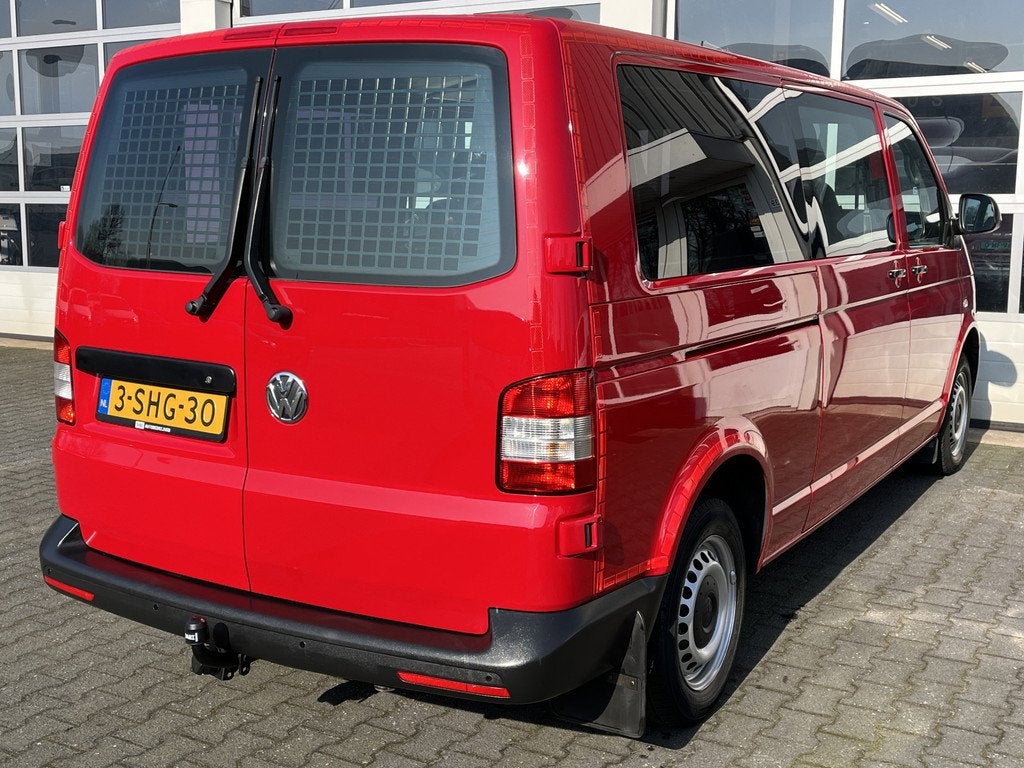 Volkswagen Transporter Kombi 2.0 TDI DSG Automaat 140 pk L2H, Euro 5, Stof, Gebruikt, Zwart