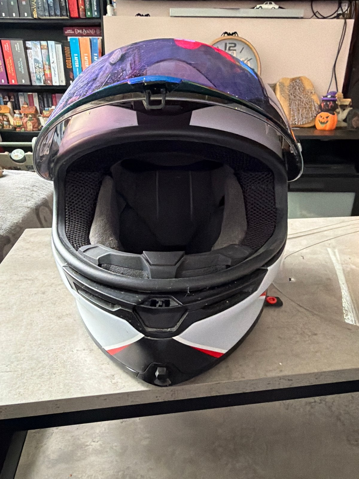 AGV K6 Integraalhelm Maat XS - Licht beschadigd, XS, Ophalen of Verzenden, Tweedehands, Integraalhelm