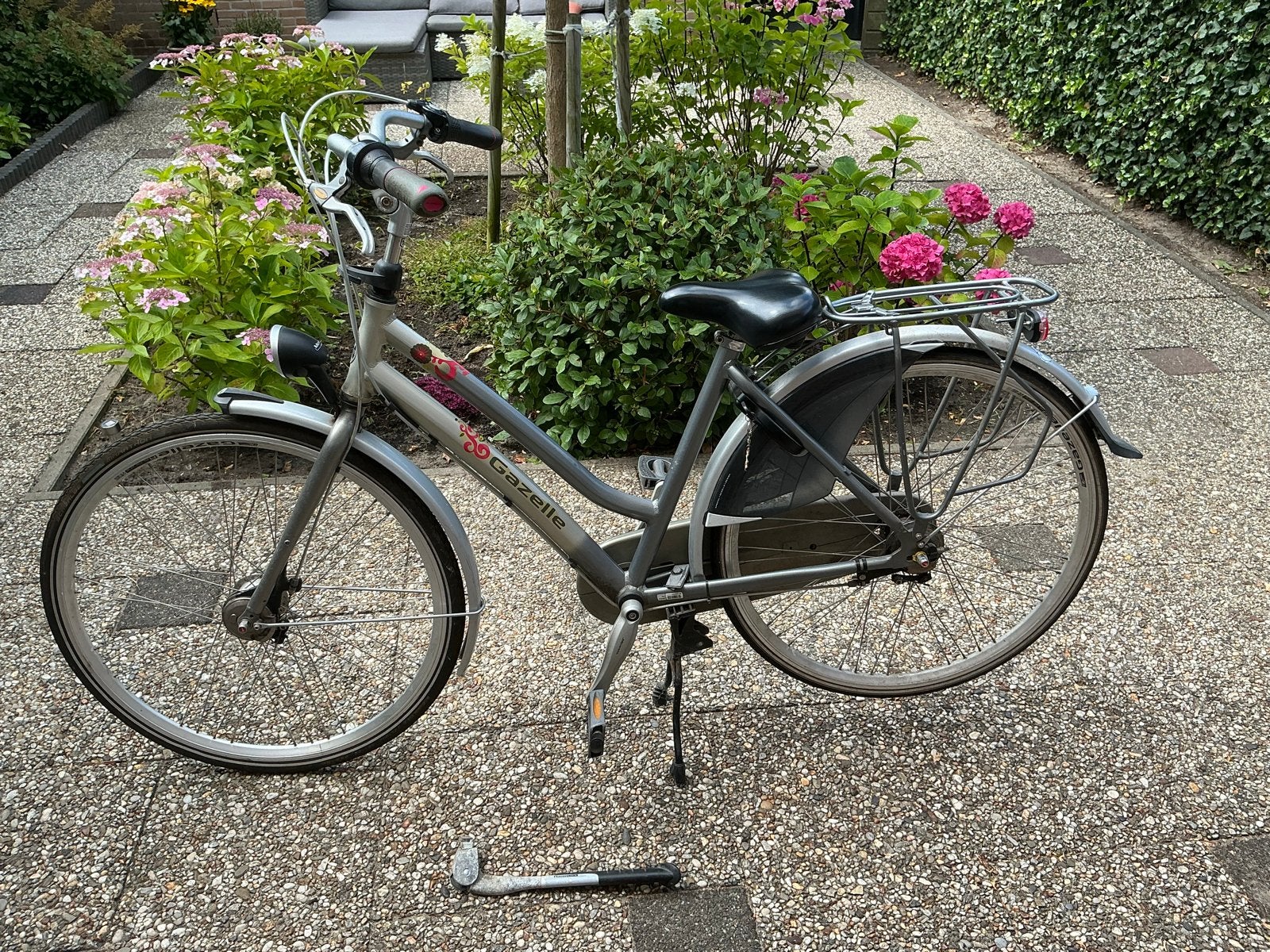 Gazelle damesfiets 49 cm framehoogte, Fietsen en Brommers, Fietsen | Dames | Damesfietsen, Ophalen, Gebruikt, 47 tot 50 cm, Versnellingen