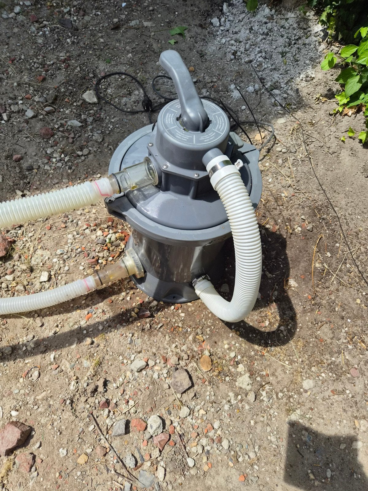 Zwembadpomp zandfilterpomp Clean Plus incl schoon zand, Ophalen, Zo goed als nieuw, Zwembadpomp