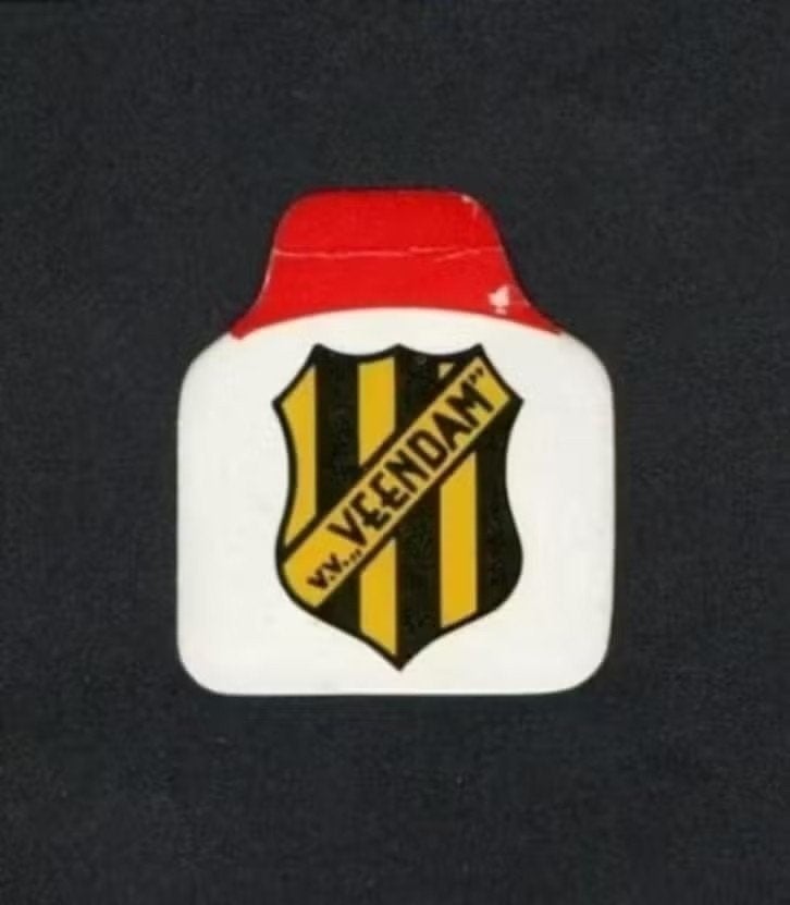 Embleem Logo Voetbalclub VV Veendam Jaren 60., Ophalen of Verzenden, Zo goed als nieuw