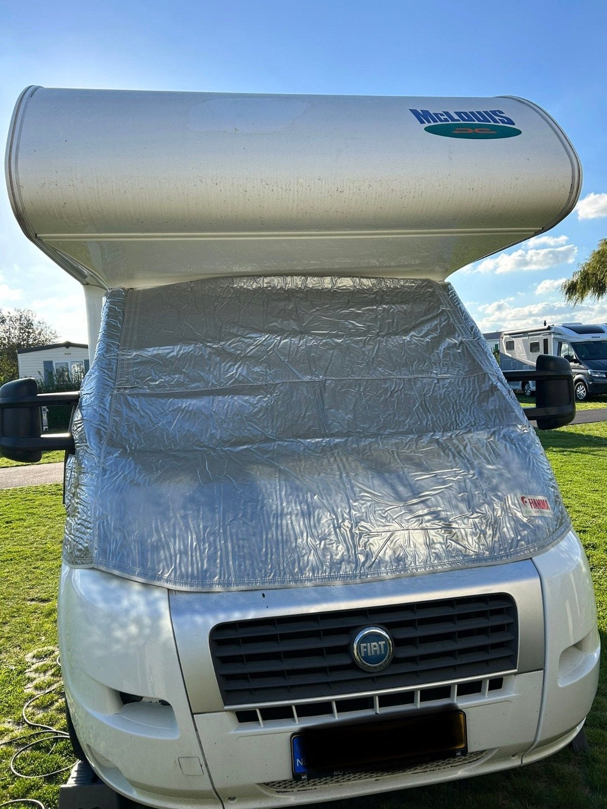 Fiamma Coverglas XXL Ducato Camper Beschermhoes, Caravans en Kamperen, Ophalen of Verzenden, Zo goed als nieuw