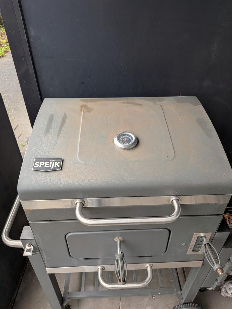 Gebruikte BBQ van Speijk - Afhalen in Breda T.e.a.b., Tuin en Terras, Houtskoolbarbecues, Ophalen of Verzenden, Gebruikt, Speijk