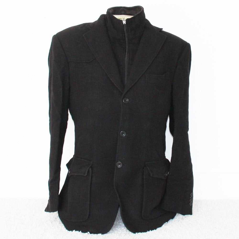 Mooi Vintage Dames Jas 76 (M) - 76 € 50,-, Maat 38/40 (M), Zwart, Ophalen of Verzenden, Zo goed als nieuw