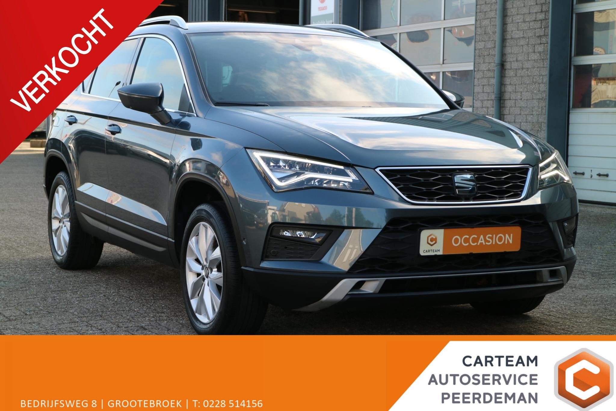 SEAT Ateca 1.0 EcoTSI Style *VERKOCHT*, Auto's, Gebruikt, Verwarmde buitenspiegels, 19 km/l, 3 cilinders