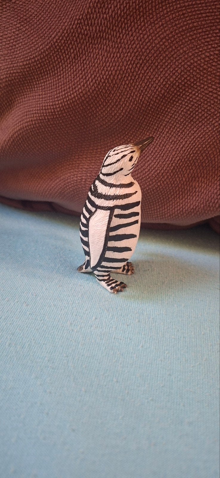 Zeldzame schleich Pinguïn met Zebramotief, Ophalen of Verzenden, Zo goed als nieuw