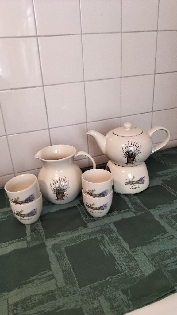 Jet Lavendel servies delen alles Nieuw., Ophalen of Verzenden, Nieuw, Porselein, Overige stijlen