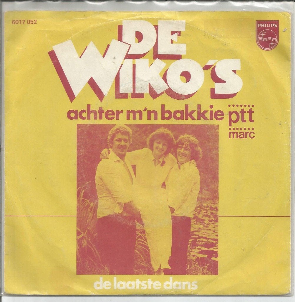De Wiko's ‎– Achter M'n Bakkie (1979) PIRAAT, Fotohoes, 7 inch, Ophalen of Verzenden, Levenslied of Smartlap