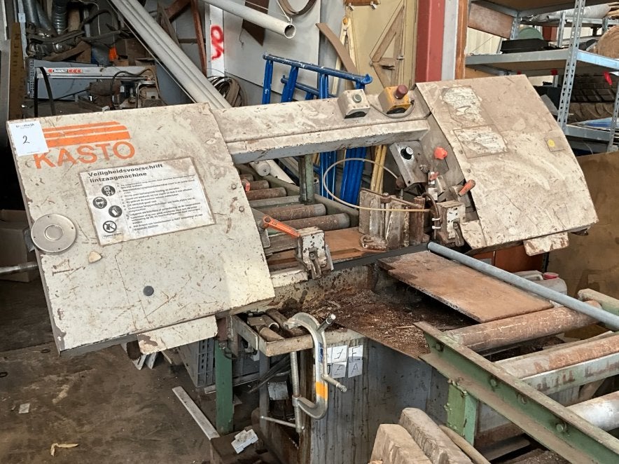 Kasto Horizontale bandzaagmachine, Doe-het-zelf en Verbouw, Ophalen, Gebruikt, 1200 watt of meer, 70 mm of meer
