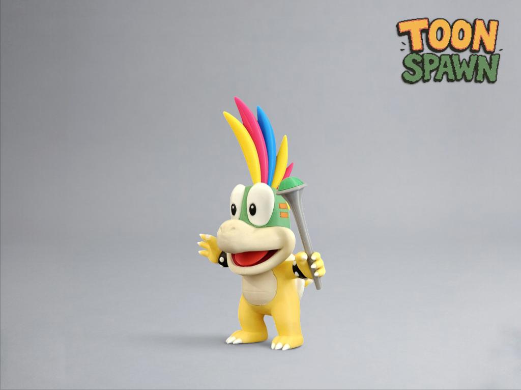 Lemmy Koopa Beeld 19cm – Super Mario, Verzamelen, Beelden en Beeldjes, Ophalen of Verzenden, Nieuw, Fantasy