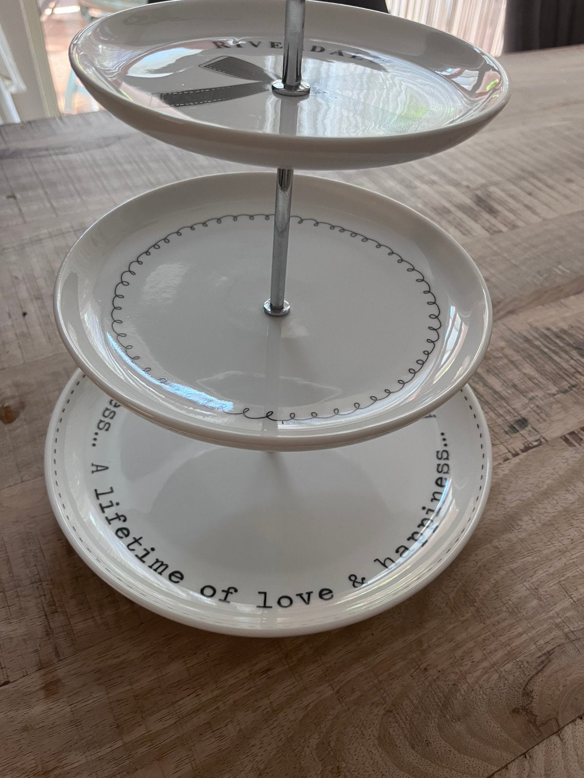 Etagere Riverdale, Huis en Inrichting, Woonaccessoires | Etagères, Ophalen, Zo goed als nieuw, Etagère, Steen/keramiek