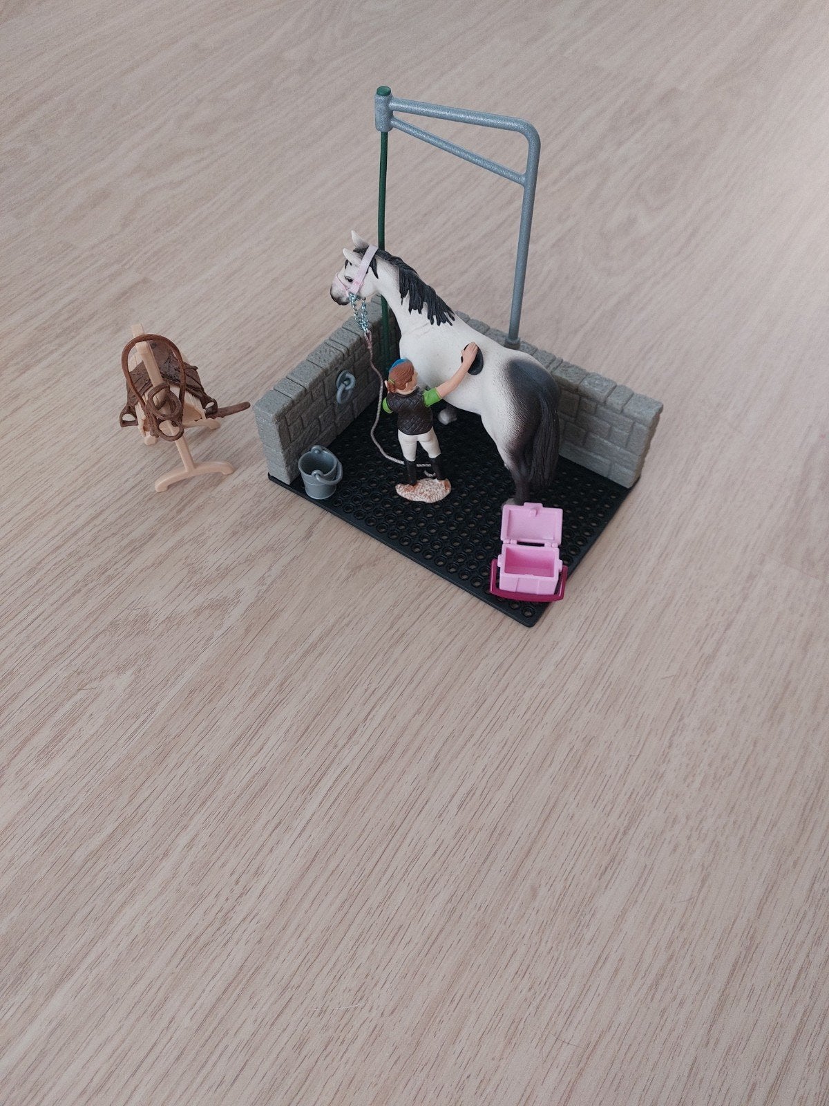 Schleich 42104   2 poetsplaatsen, Ophalen of Verzenden, Zo goed als nieuw, Jongen of Meisje