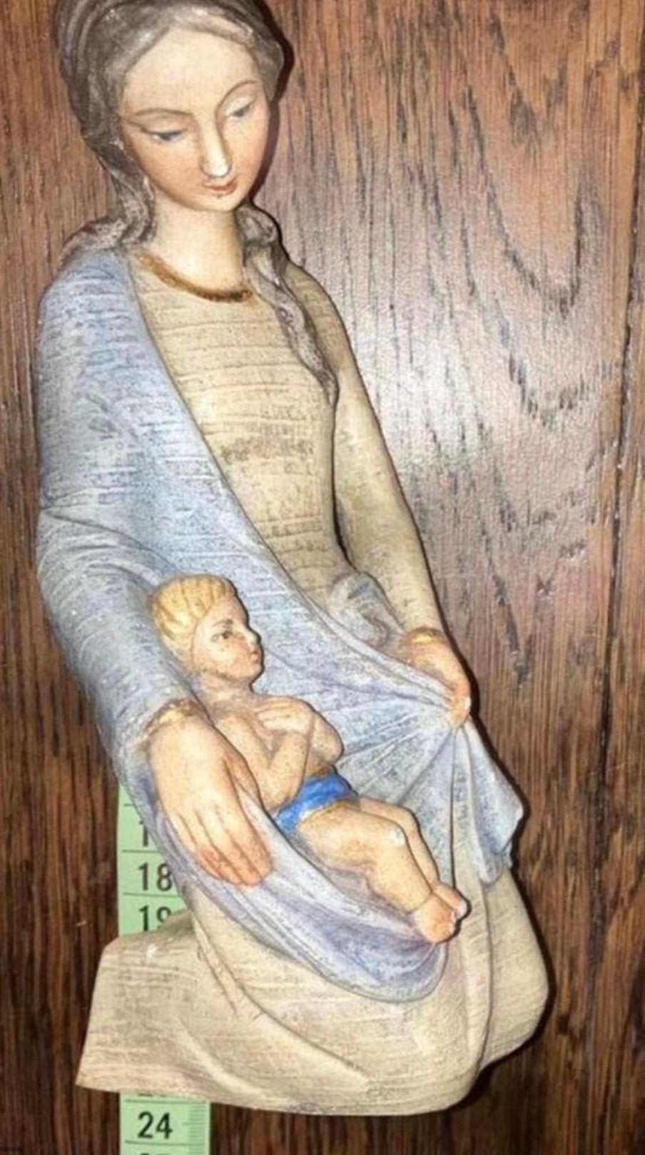 MARIA &HAAR ZOON,PRACHTIG ZWAAR BEELD,ERG MOOI!!!, Ophalen of Verzenden