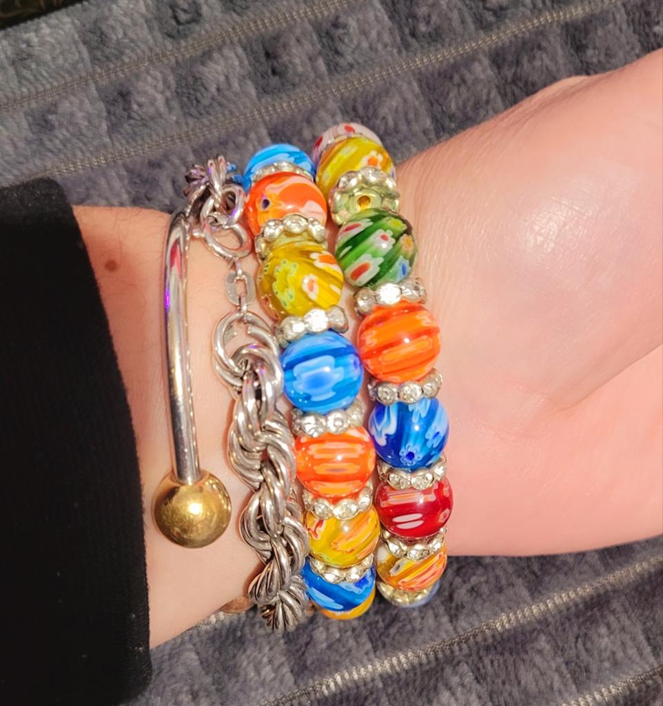 Mooie armbanden,  Natuur stenen,  leuke set, Nieuw, Ophalen of Verzenden, 17 tot 18, Dame