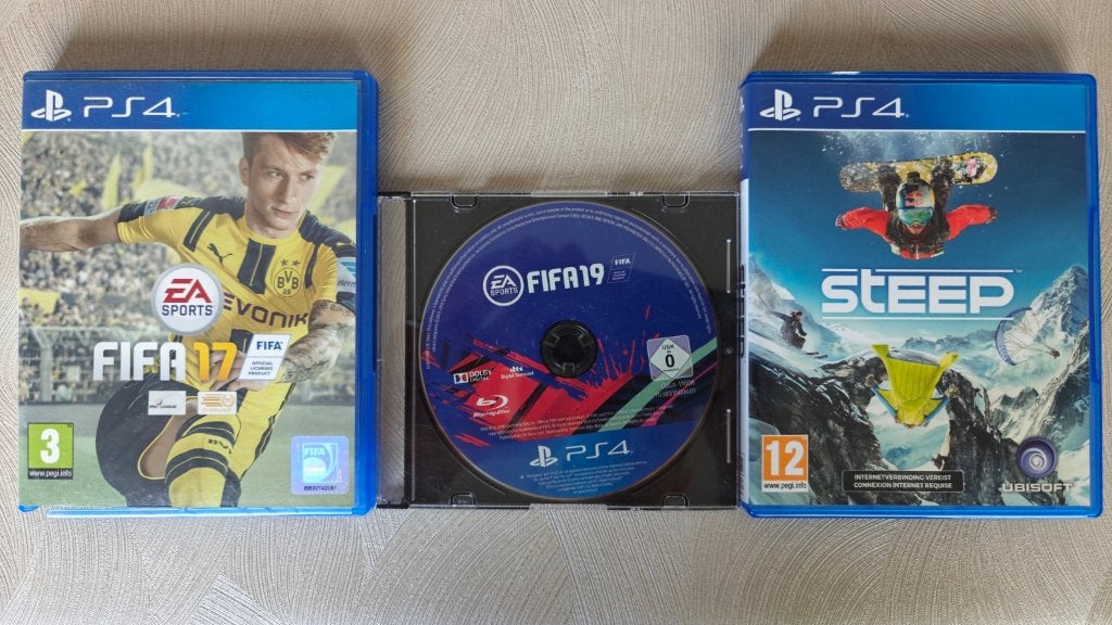 Sportgames bundel PS4/PS5: Steep, FIFA, Gebruikt, Eén computer, Ophalen of Verzenden, Sport