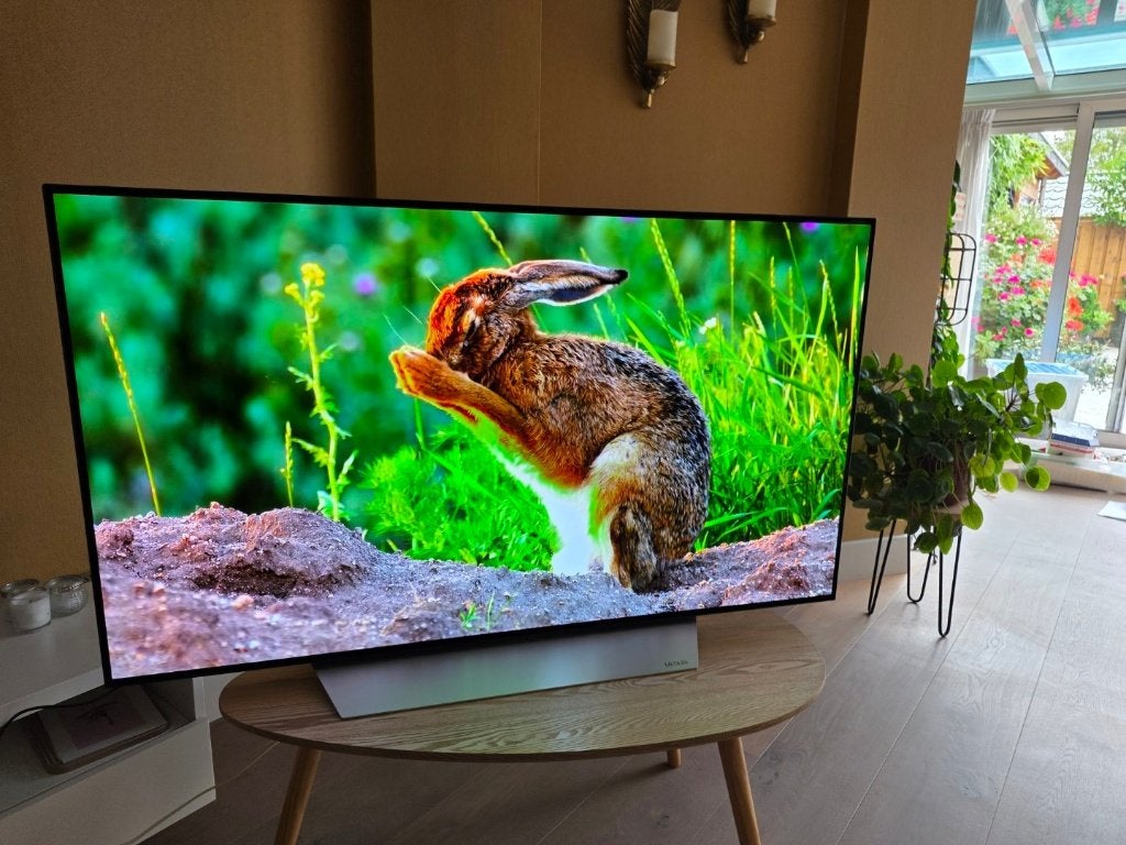 LG OLED 55" TV (LG OLED55C7V), Ophalen, Gebruikt, OLED, 100 Hz