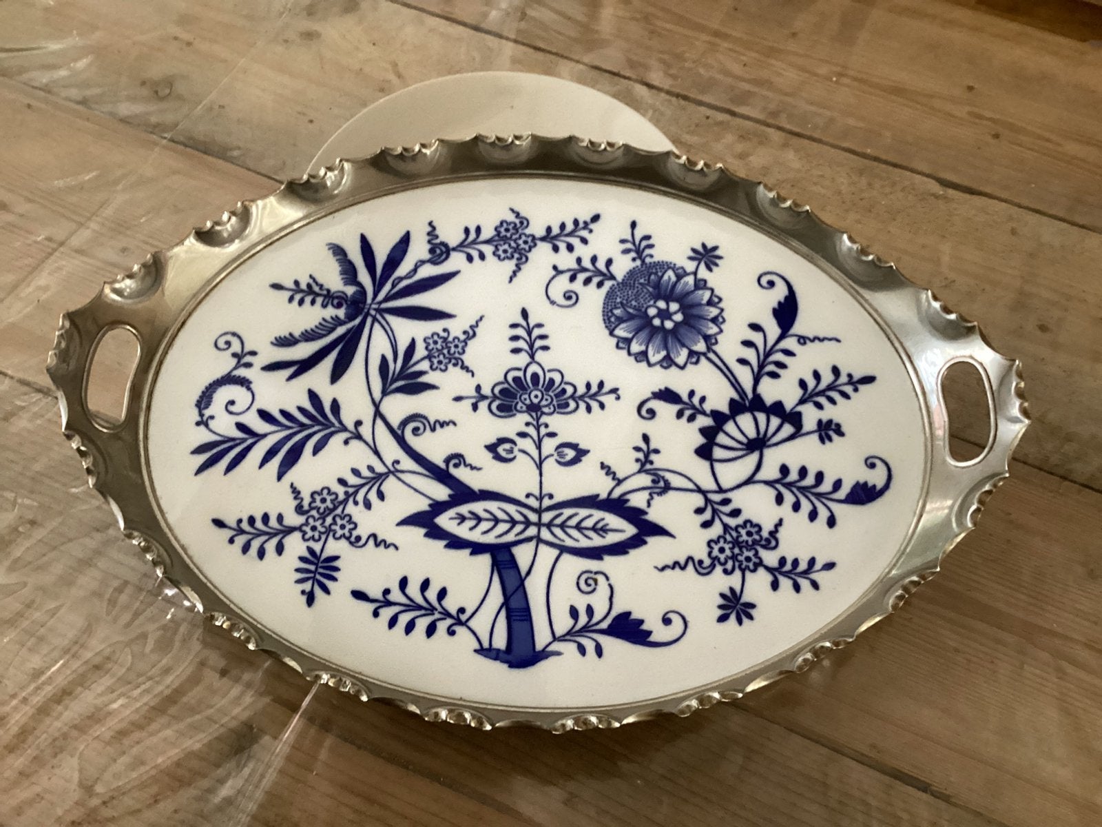 Dienblad delftblauw, Antiek en Kunst, Ophalen of Verzenden