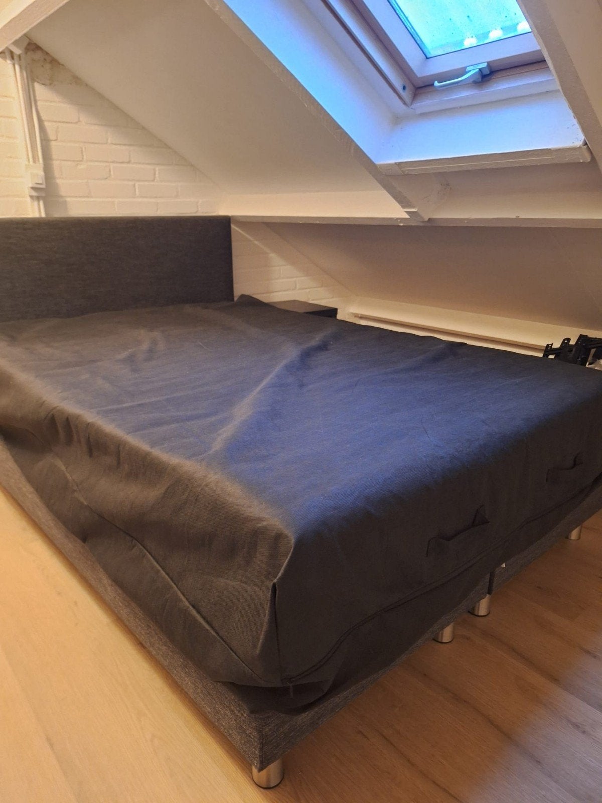 Tweepersoonsbed, Huis en Inrichting, Ophalen, Tweepersoons, 140 cm, Zo goed als nieuw