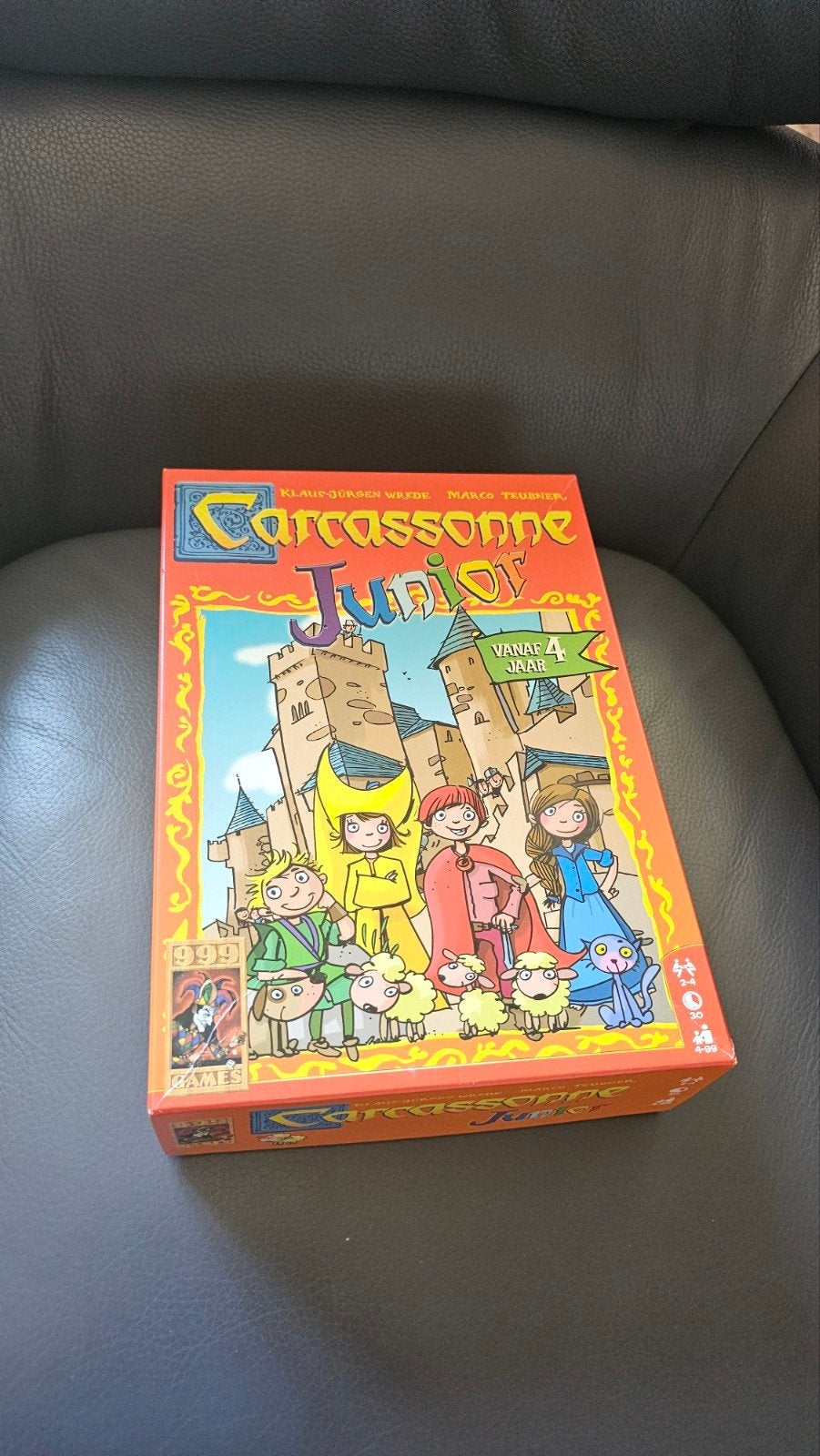 Carcassonne Junior Bordspel - Vanaf 4 Jaar, Drie of vier spelers, Ophalen of Verzenden, Zo goed als nieuw, 999 Games