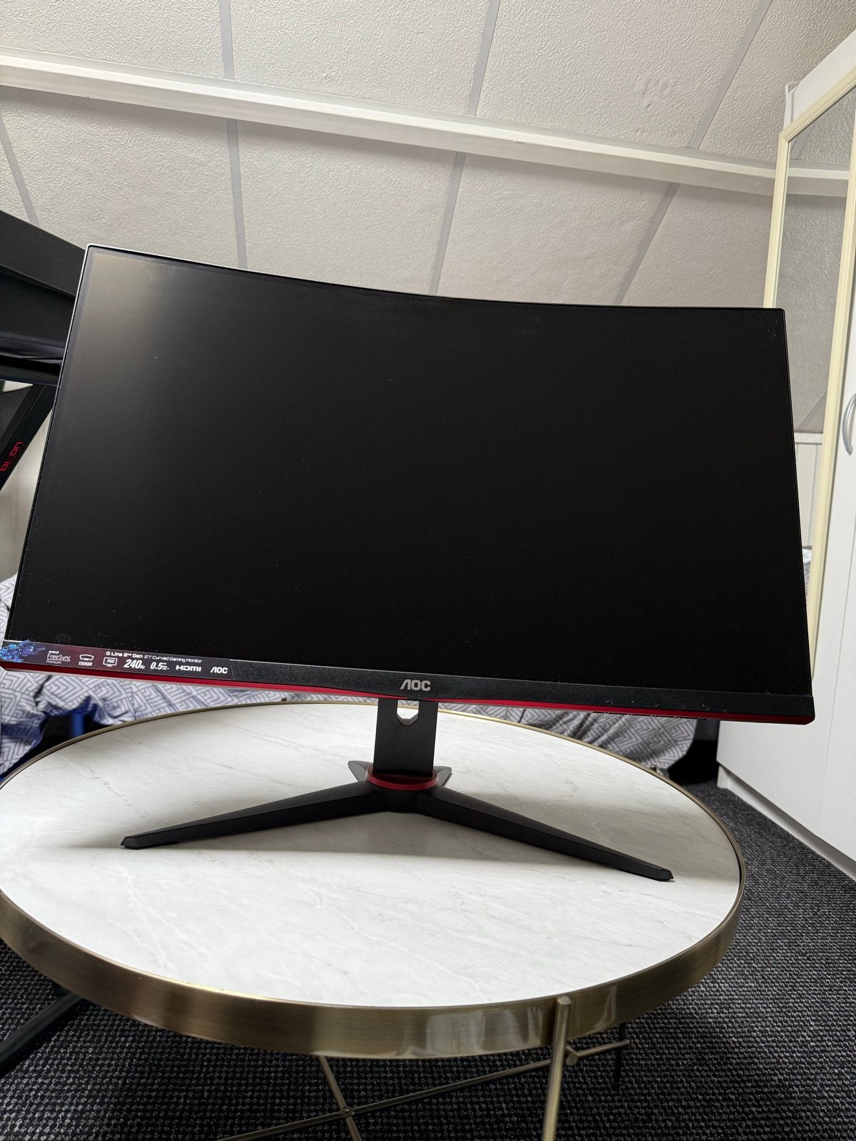 AOC C27G2ZE Curved Gaming Monitor - Full HD, 240hz 0,5 ms 27, Gaming, Curved, VA, Full HD