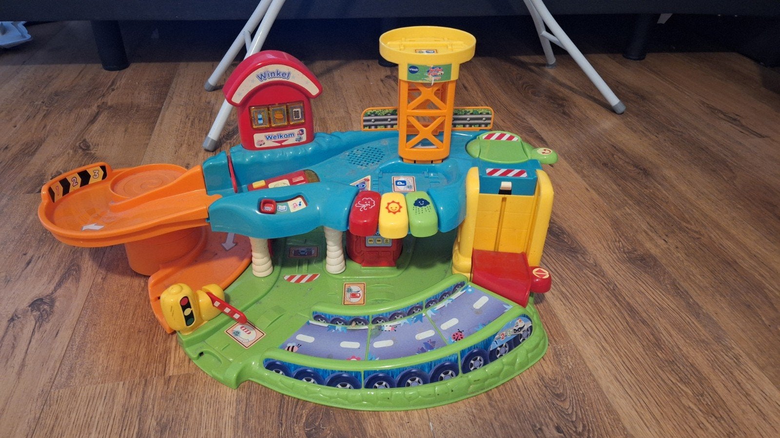 VTech Autogarage met losse onderdelen, Kinderen en Baby's, Speelgoed | Overig, Gebruikt, Jongen of Meisje, Ophalen of Verzenden