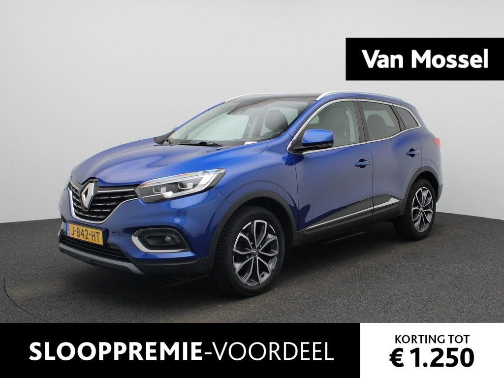 Renault Kadjar 1.3 TCe Intens | Panoramadak | Navigatie | Ap, Gebruikt, Euro 6, 4 cilinders, Blauw