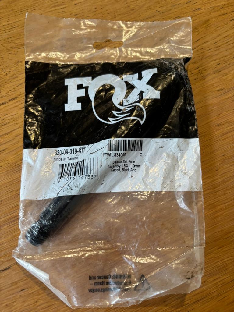 Fox Kobalt thru axle 15 x 110, Ophalen of Verzenden, Zo goed als nieuw