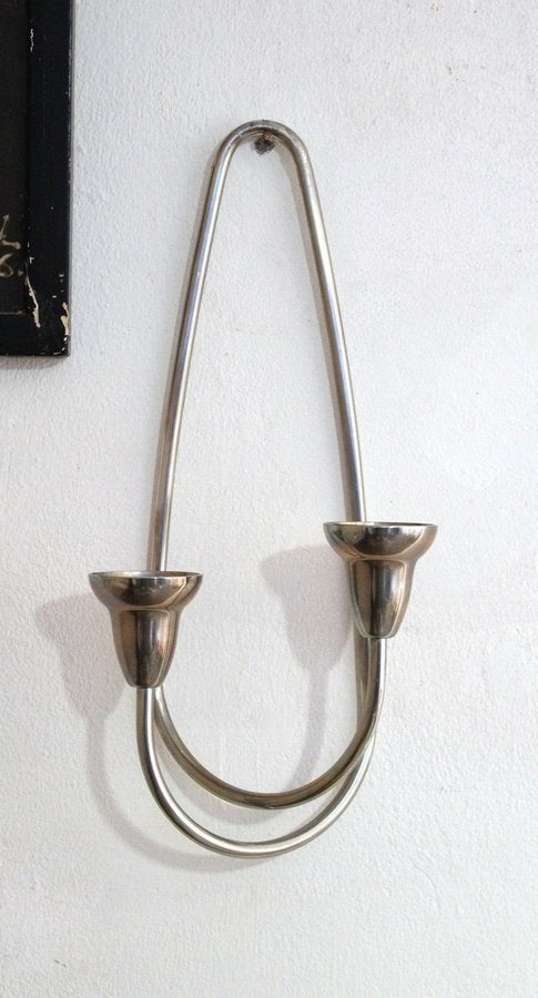 Georg Jensen Denmark design wand kandelaar model swing, Ophalen of Verzenden, Overige materialen