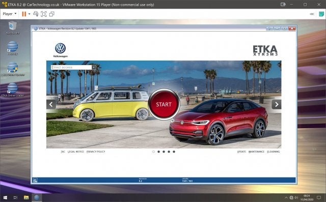 ETKA 8.2 - Elektronische Onderdelen Catalogus VM ware, Auto diversen, Verzenden