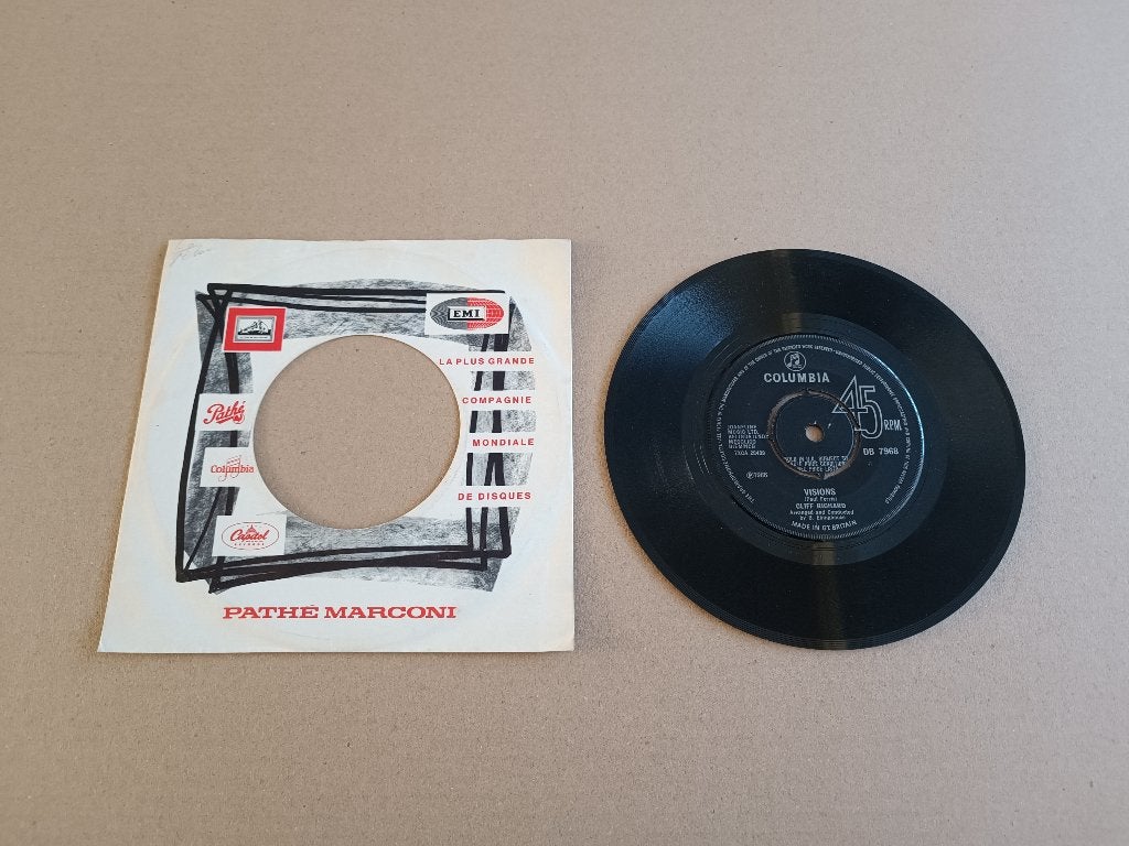 Single: Cliff Richard - Visions (1966), Cd's en Dvd's, Vinyl Singles, Verzenden, Gebruikt, 7 inch, Pop