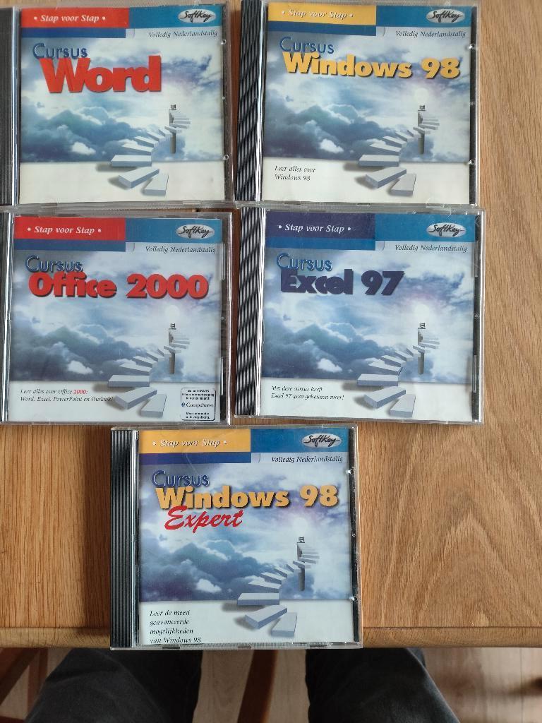 vintage Cursus CD's Word excel office win 98, Computers en Software, Vintage Computers, Ophalen of Verzenden, Softkey