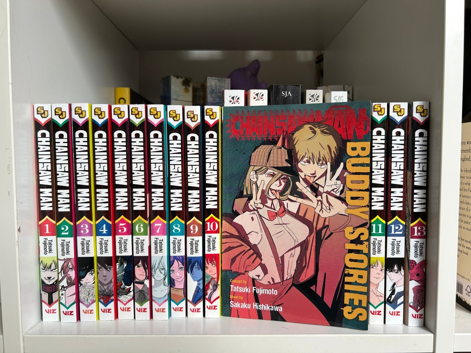Chainsaw man Vol. 1-13 + buddy stories, Meerdere comics, Ophalen of Verzenden, Zo goed als nieuw, Japan (Manga)