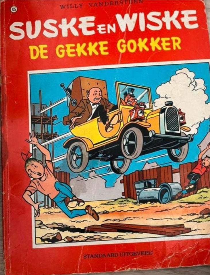 Suske en Wiske 135 - De gekke gokker (Paul Geerts), Boeken, Stripboeken, Eén stripboek, Ophalen of Verzenden, Gelezen