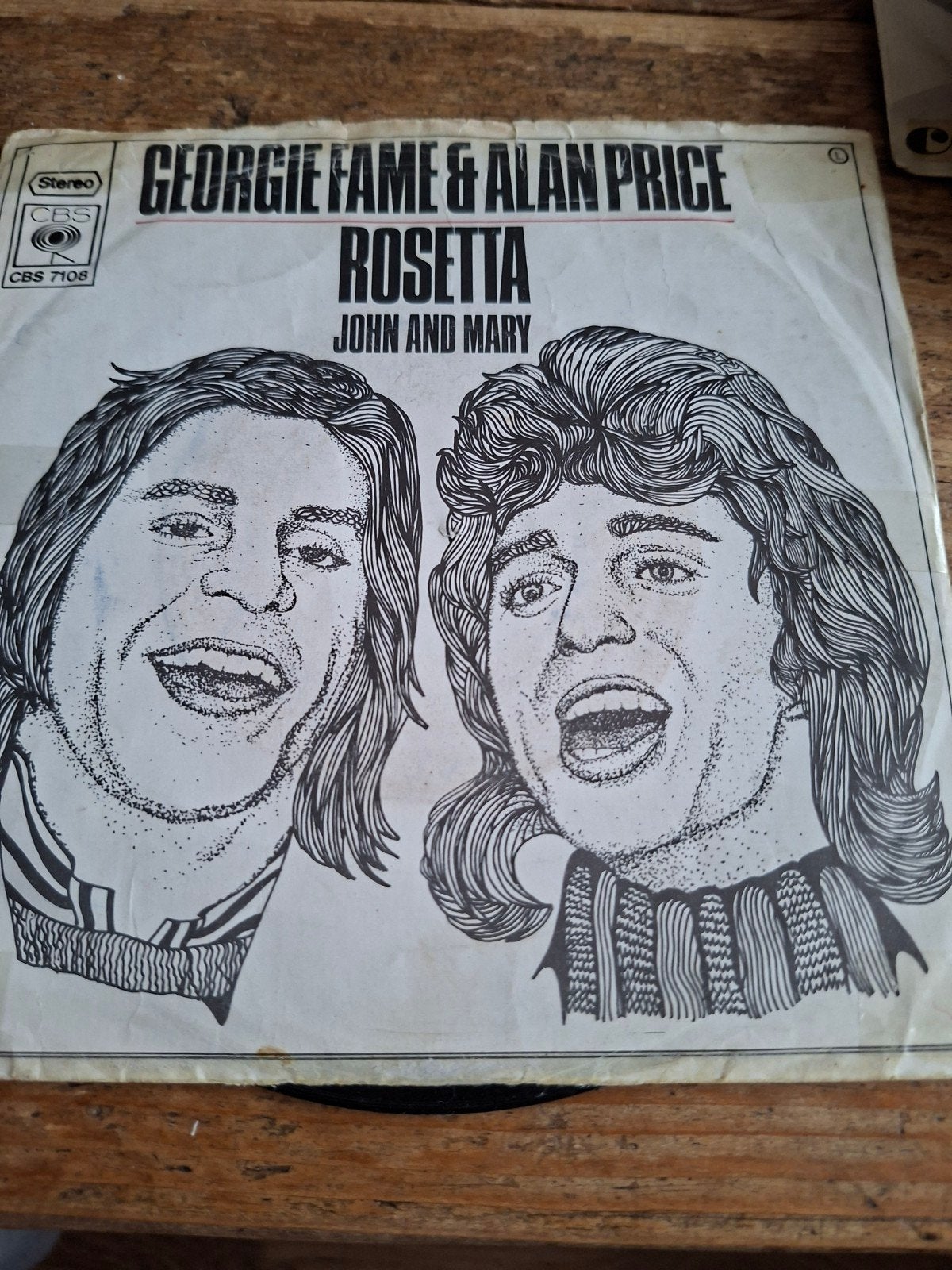 Georgie Fame & Alan Price - Rosetta / John And Mary (Vinyl), Gebruikt, 7 inch, Ophalen of Verzenden, Pop