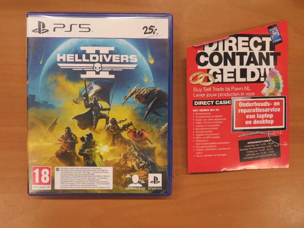 Playstation 5 (PS5) Helldivers 2 | Pawn Eindhoven, Ophalen, Online, Gebruikt, Vanaf 18 jaar