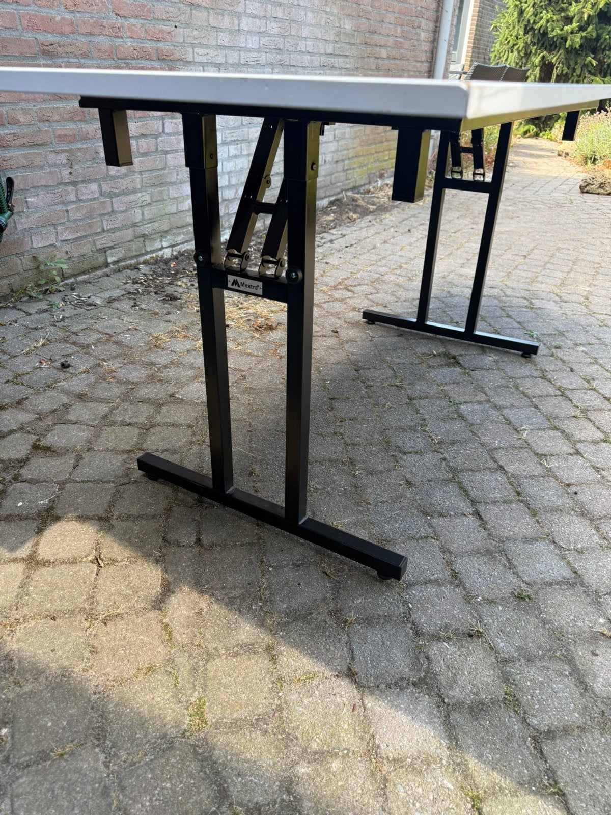 Mextra tafel met inklapbaar onderstel 180 x 80, Ophalen, Gebruikt