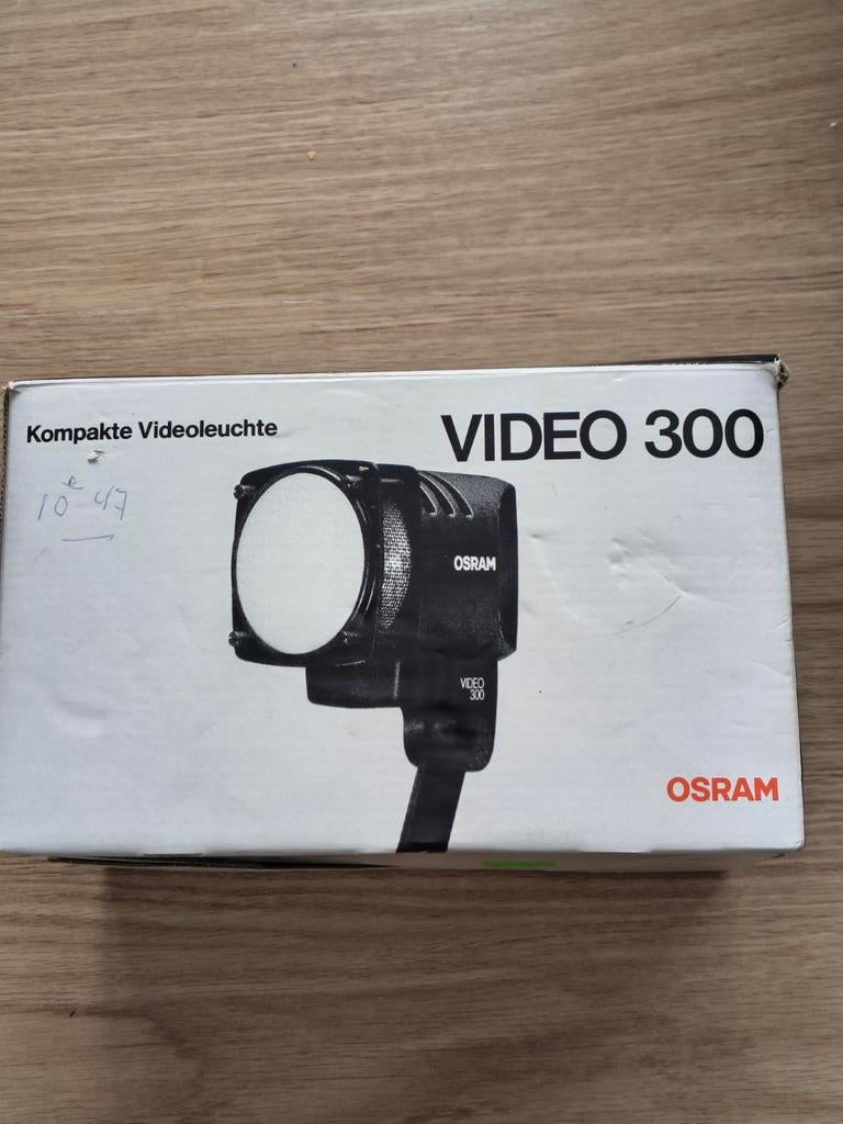 Osram Video 300 Compacte Videolamp - Halogeen, Ophalen of Verzenden, Zo goed als nieuw, Overige merken, 20x of meer