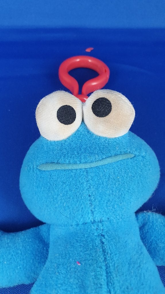 Koekiemonster Clip On Beans Tyco 1997. 14 cm. T4, Tweedehands verkoop, Tweedehands verkoop, Gebruikt, Overige typen