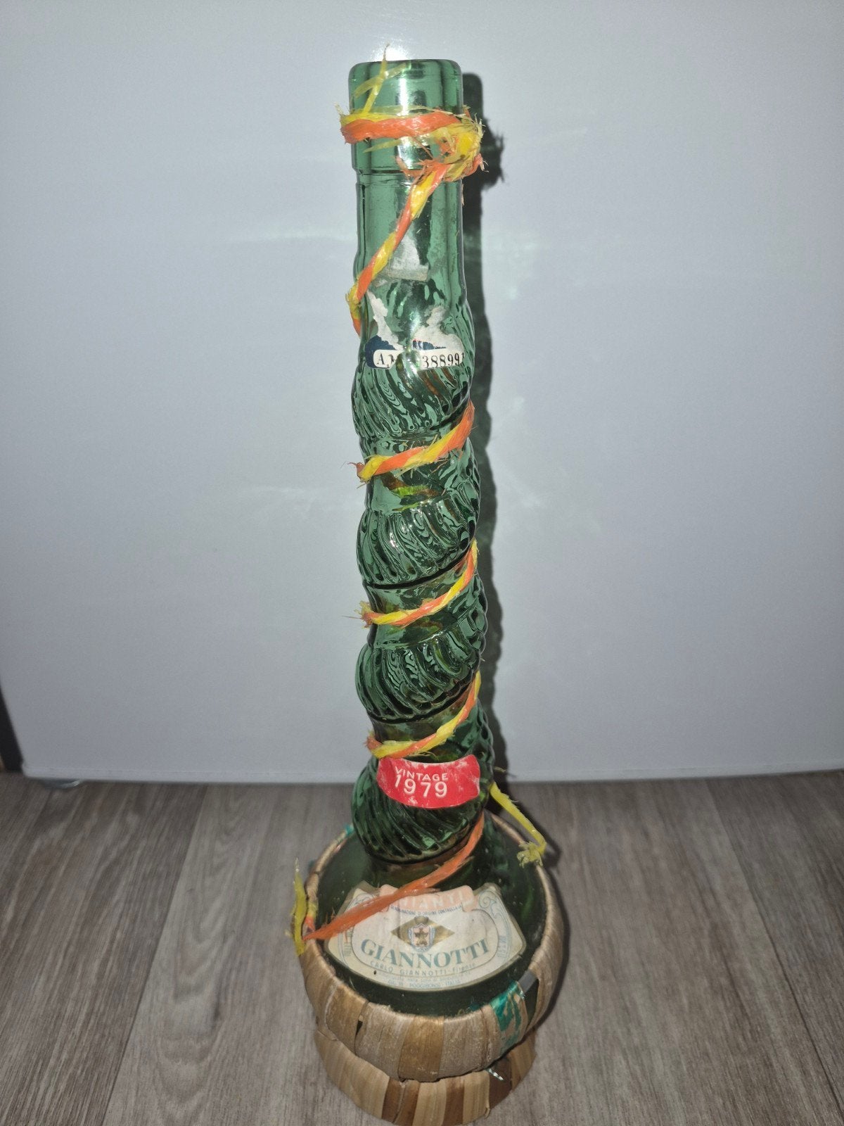 Vintage Giannotti Chianti fles 1979 - Decoratief, Ophalen of Verzenden