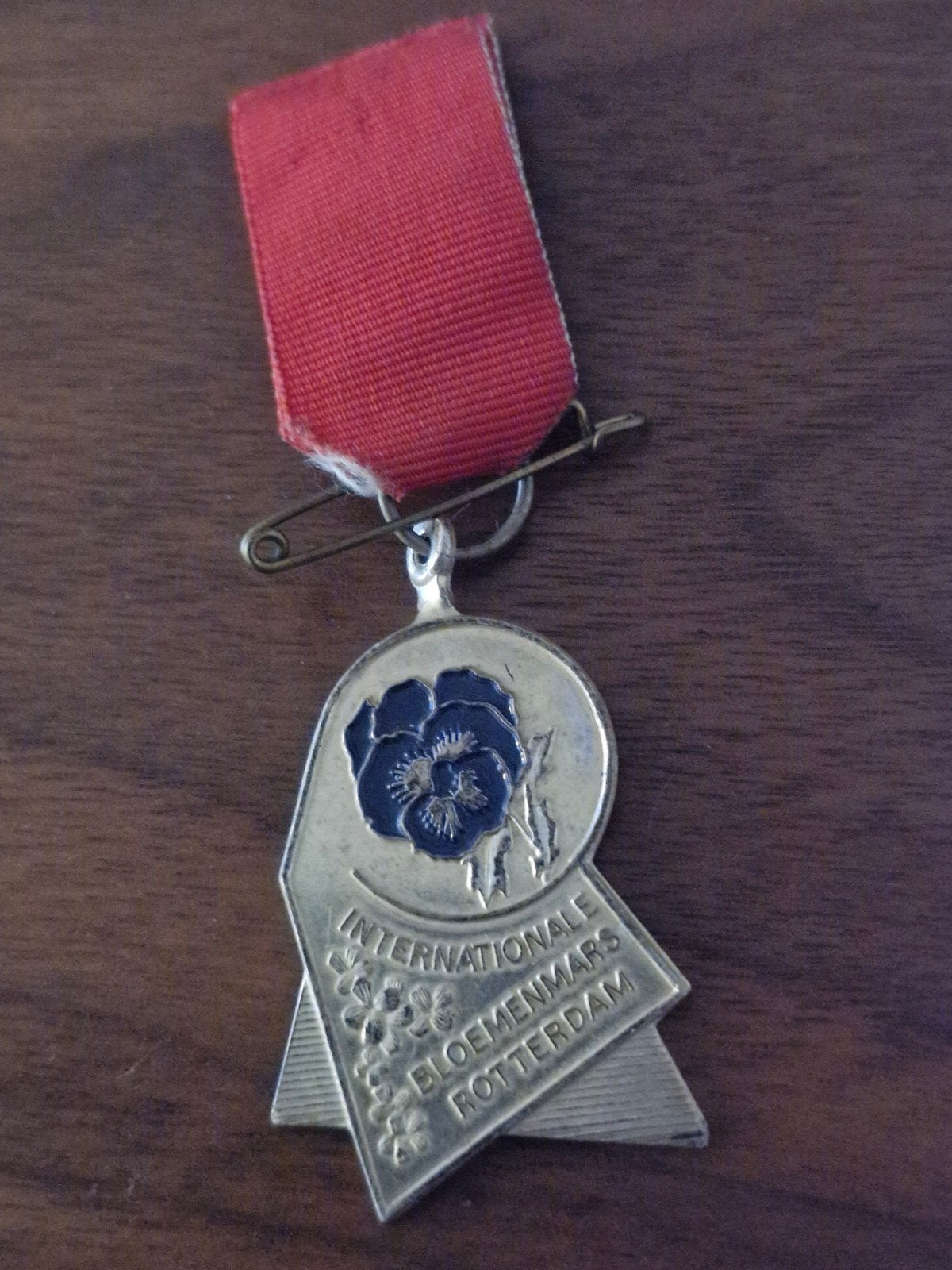 157 Internationale Bloemenmars Rotterdam Medaille, Postzegels en Munten, Penningen en Medailles, Ophalen of Verzenden