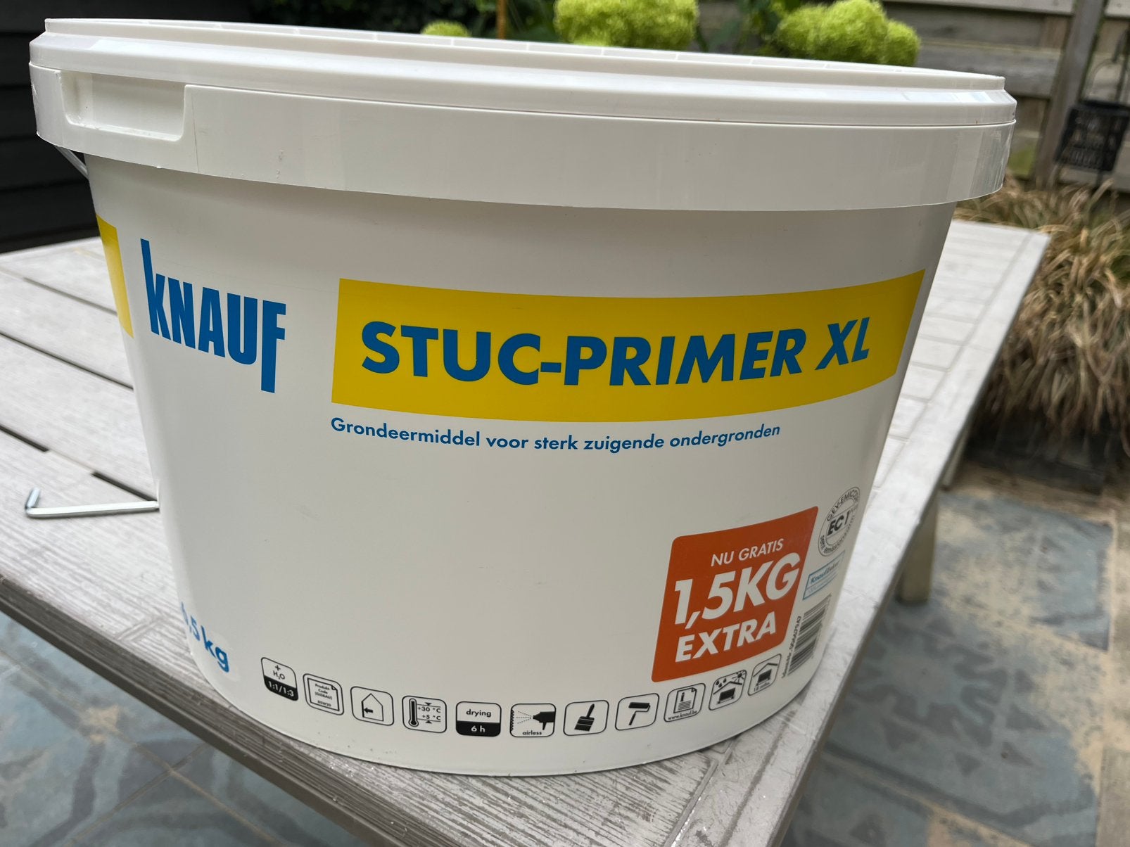 Stuc Primer, Ophalen, Zo goed als nieuw, Wit