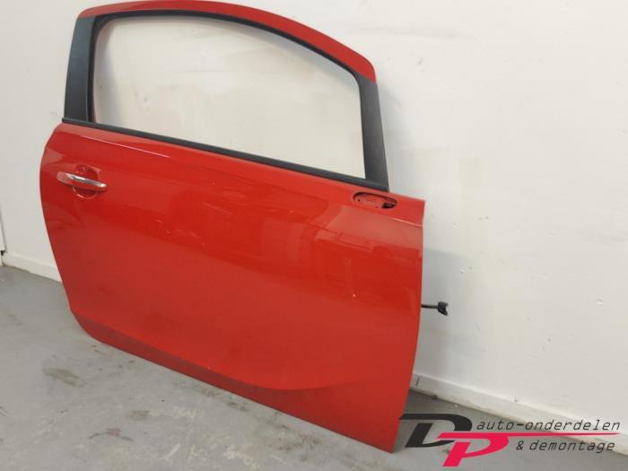 Portier 2Deurs rechts van een Opel Corsa (Z547), Gebruikt, -, Deur, -