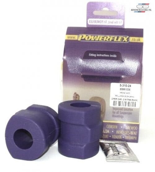 Powerflex voorste stabilisator rubbers 24MM BMW 3 Serie E36, -, -, Nieuw, Ophalen of Verzenden
