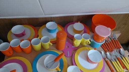mapal camping servies, Caravans en Kamperen, Kampeeraccessoires, Ophalen of Verzenden, Gebruikt