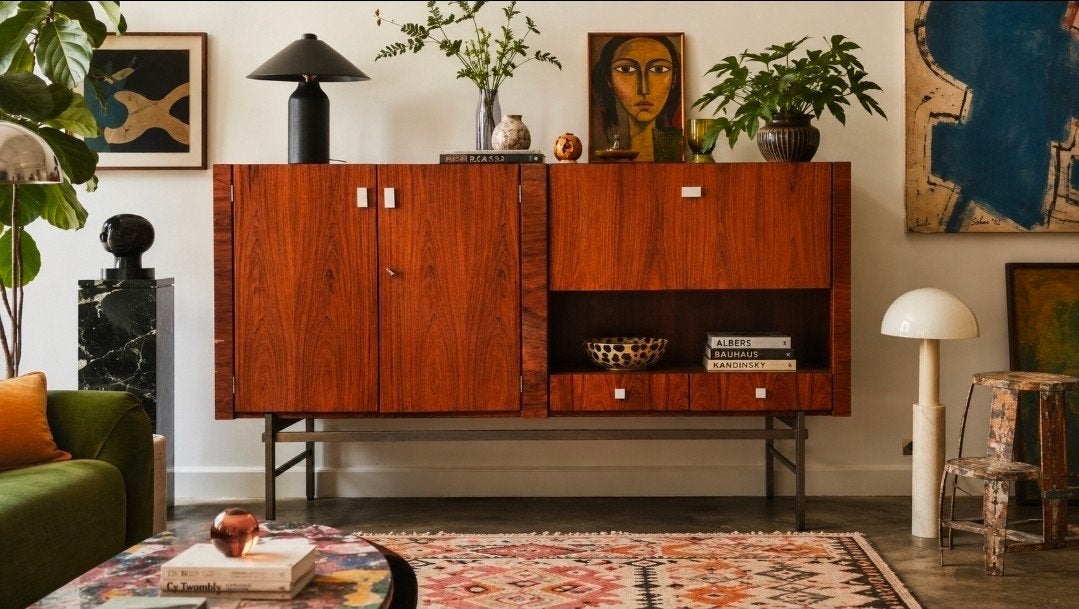 highboard palissanderhout door Alfred Hendrikx, Belformr, Vintage, 150 tot 200 cm, Ophalen of Verzenden, Met deur(en)