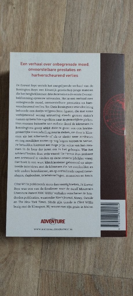 De Everest Boys van Clint willis, Ophalen of Verzenden, Zo goed als nieuw, Balsport