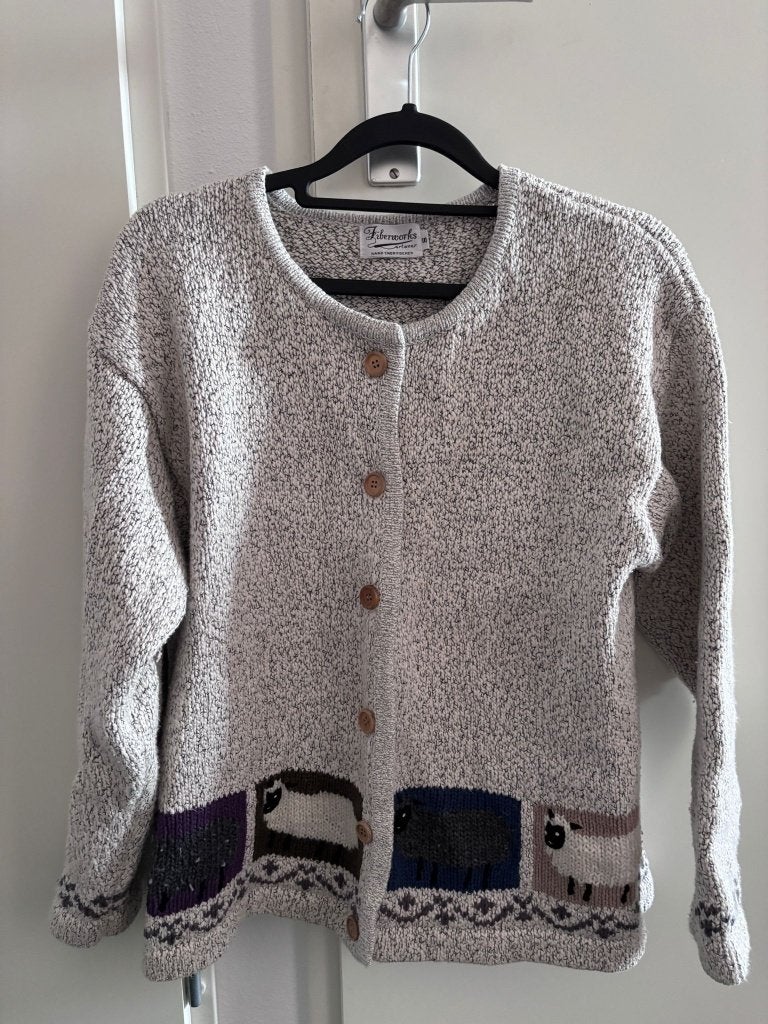 Handmade Knit Cardigan, Ophalen, Overige kleuren, Zo goed als nieuw, Maat 36 (S)